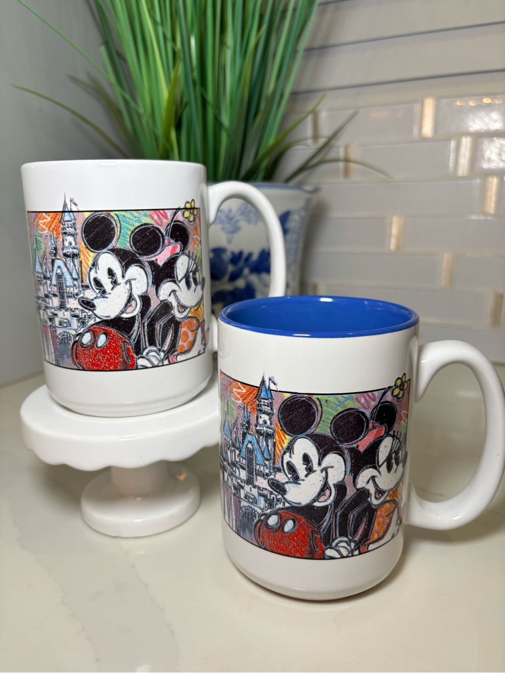 Disney Parks Magical Moments Mickey & Minnie Sketch Set Artist Dick Duerrstein